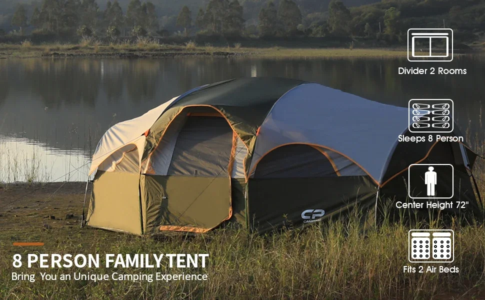 8 person family tent